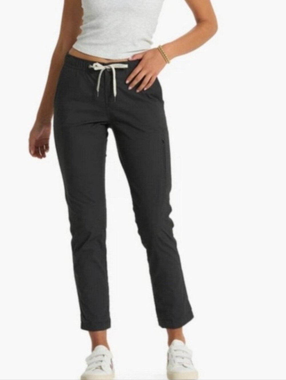 Vuori Ripstop Women's Grey Drawstring Casual Pants